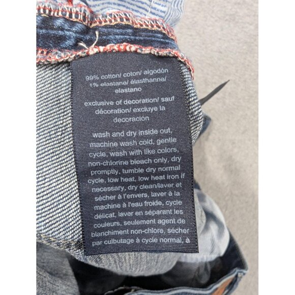 Tommy Hilfiger Jeans Womens 10 Tribeca Straight Ankle Logo Side Tape Stretch - Picture 15 of 16